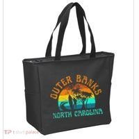 Outer Banks North Carolina Surf Beach Surfer OBX NC Tote Bag thumb 2