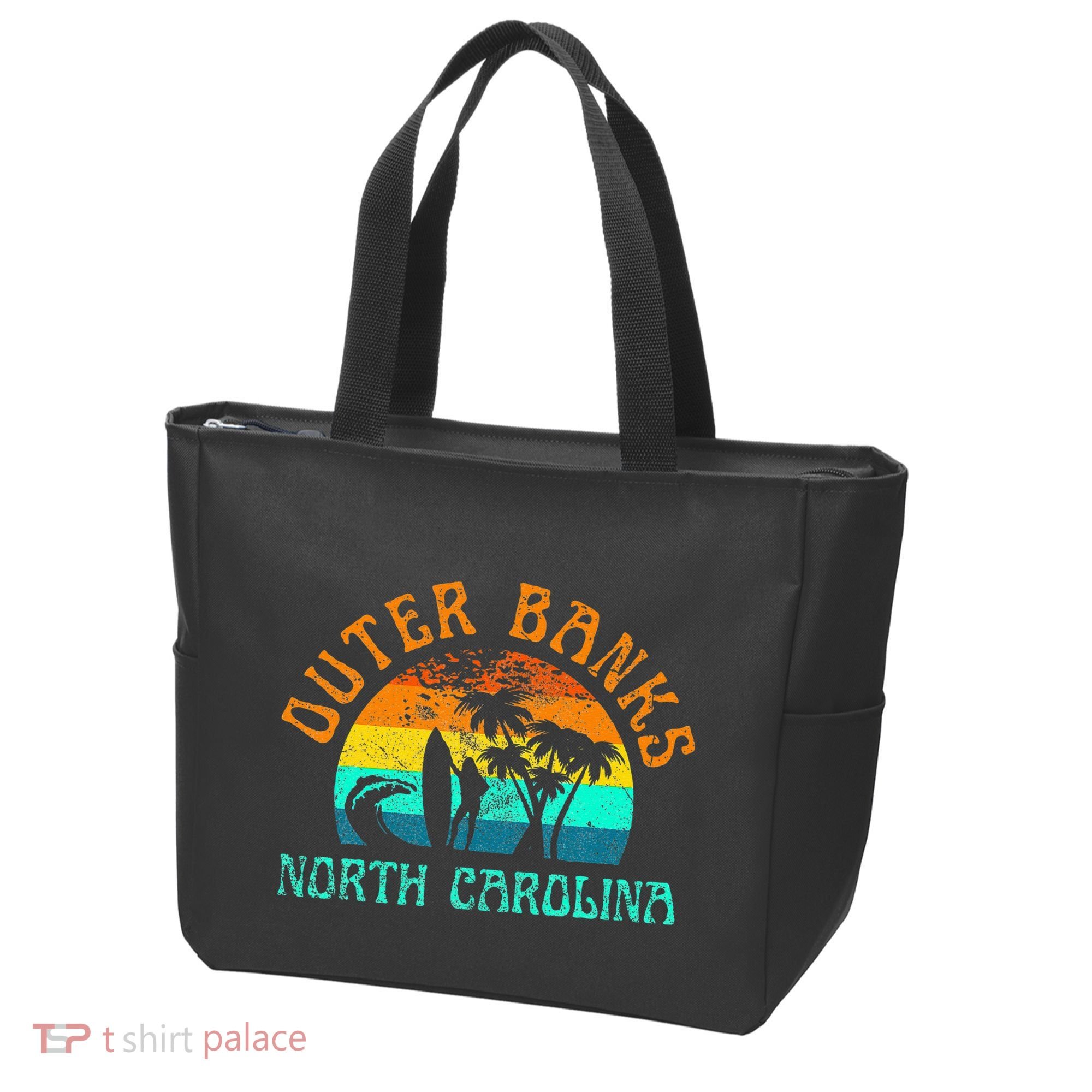 Outer Banks North Carolina Surf Beach Surfer OBX NC Tote Bag