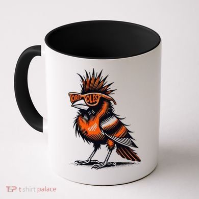 Oriole Bird Owners Oriole Lovers Orange Graphic Design Coffee Mug