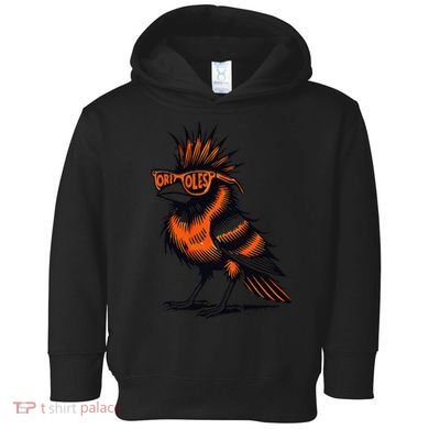 Oriole Bird Owners Oriole Lovers Orange Graphic Design Toddler Hoodie