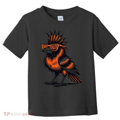 Oriole Bird Owners Oriole Lovers Orange Graphic Design Toddler T-Shirt