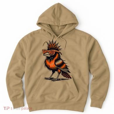 Oriole Bird Owners Oriole Lovers Orange Graphic Design Hoodie