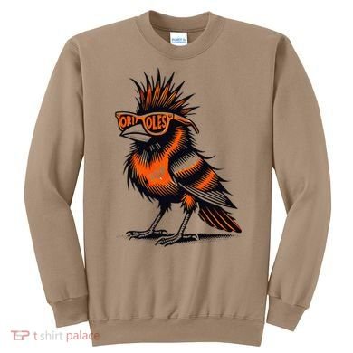 Oriole Bird Owners Oriole Lovers Orange Graphic Design Sweatshirt