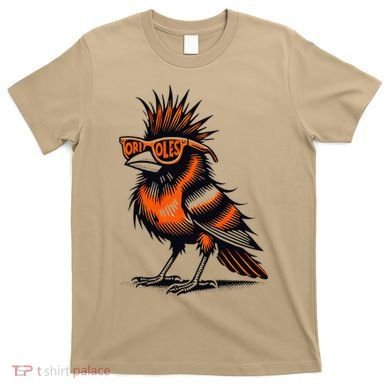 Oriole Bird Owners Oriole Lovers Orange Graphic Design T-Shirt