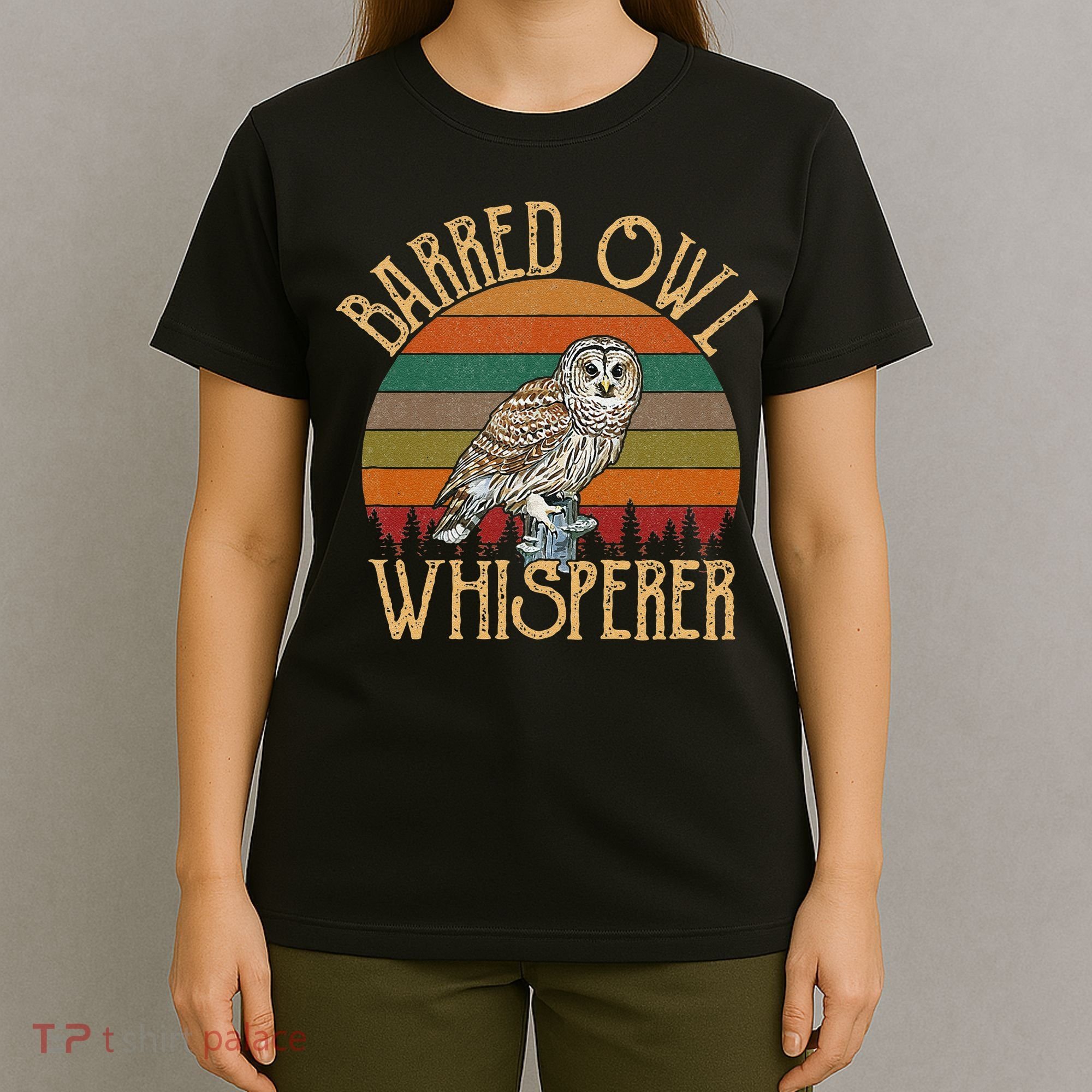 Owl Barred Owl Whisperer Vintage T-Shirt