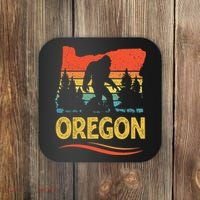 Oregon Bigfoot Oregon With A Bigfoot Or A Sasquatch Coaster thumb 0