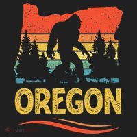 Oregon Bigfoot Oregon With A Bigfoot Or A Sasquatch Golf Towel thumb 3
