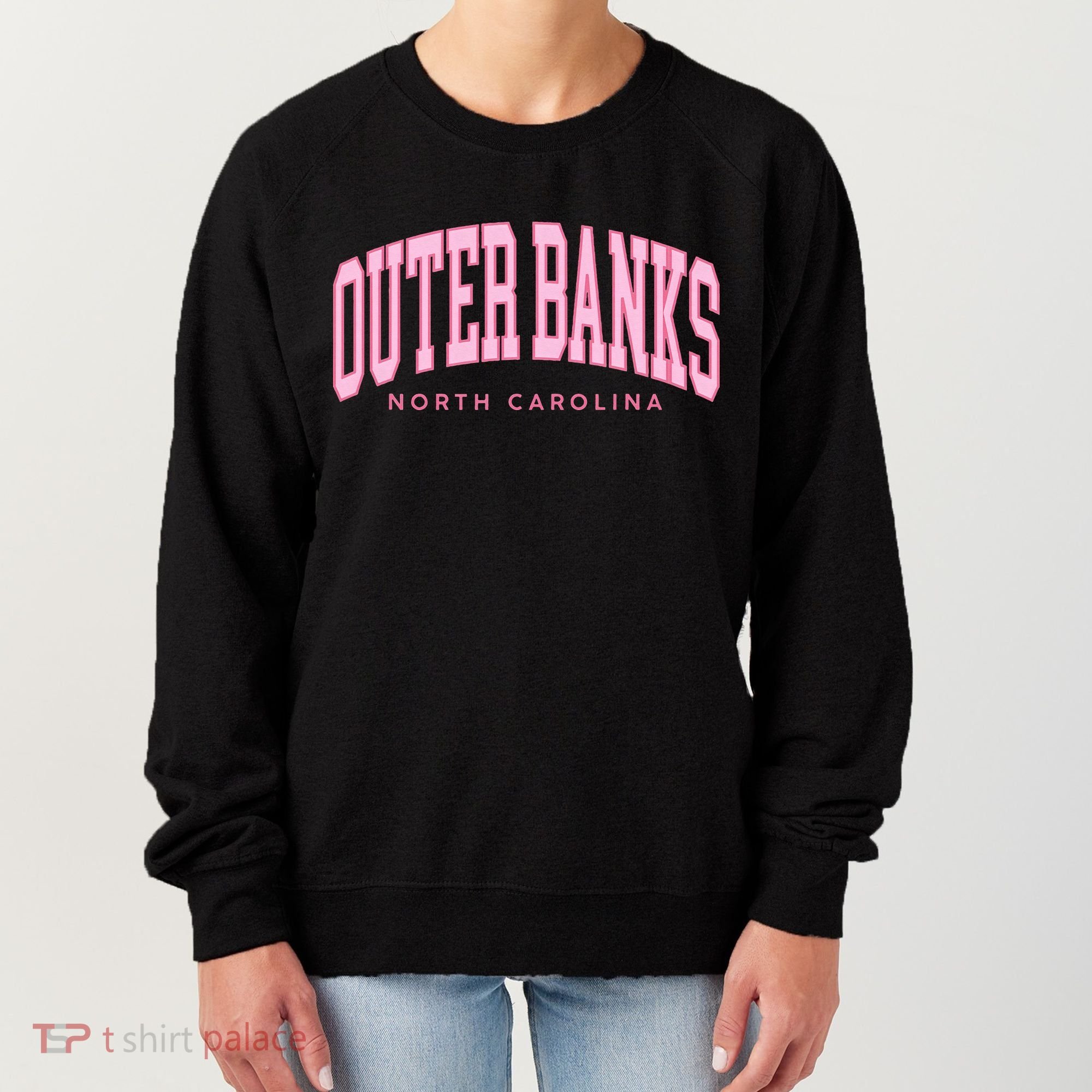 Outer Banks OBX North Carolina summer retro preppy throwback Women's Sweatshirt