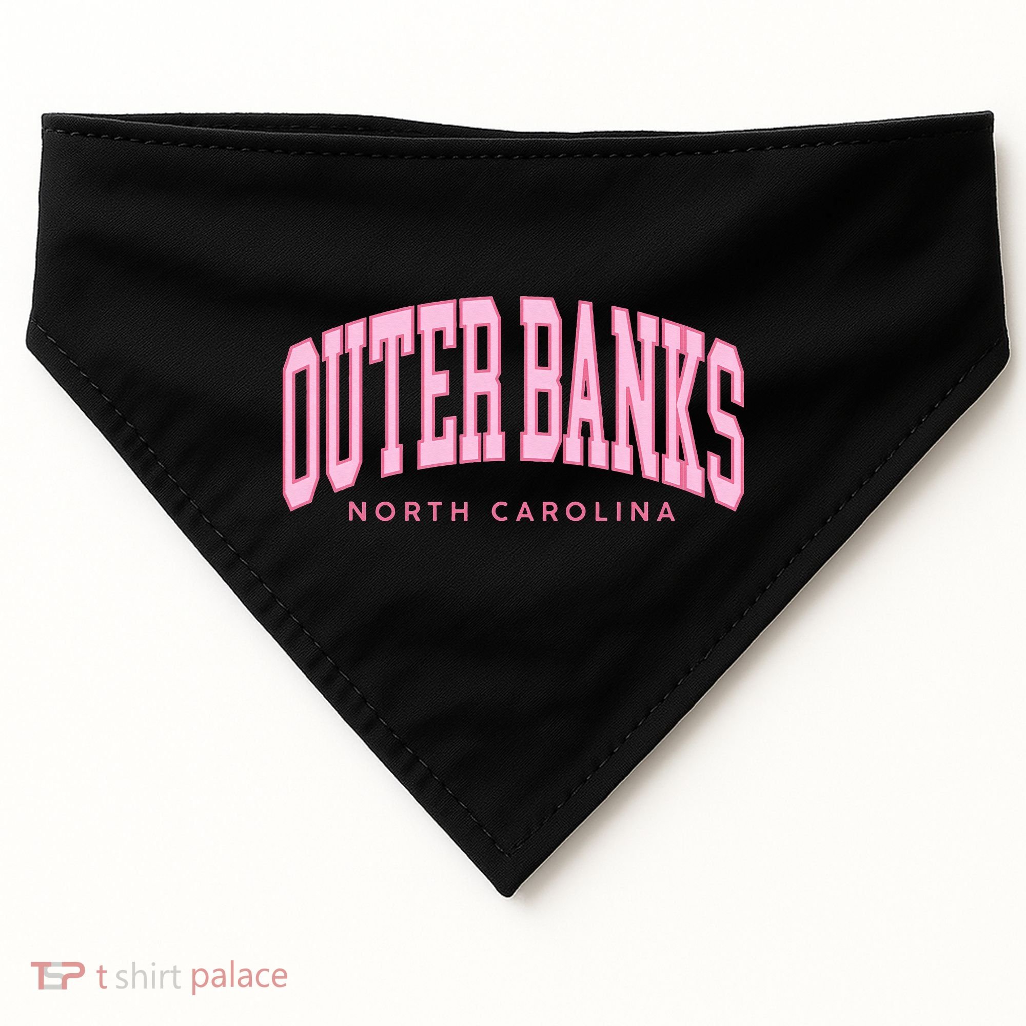 Outer Banks OBX North Carolina summer retro preppy throwback USA-Made Doggie Bandana