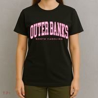 Outer Banks OBX North Carolina summer retro preppy throwback T-Shirt thumb 4