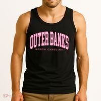 Outer Banks OBX North Carolina summer retro preppy throwback Tank Top thumb 3