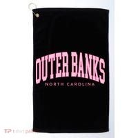Outer Banks OBX North Carolina summer retro preppy throwback Golf Towel thumb 0