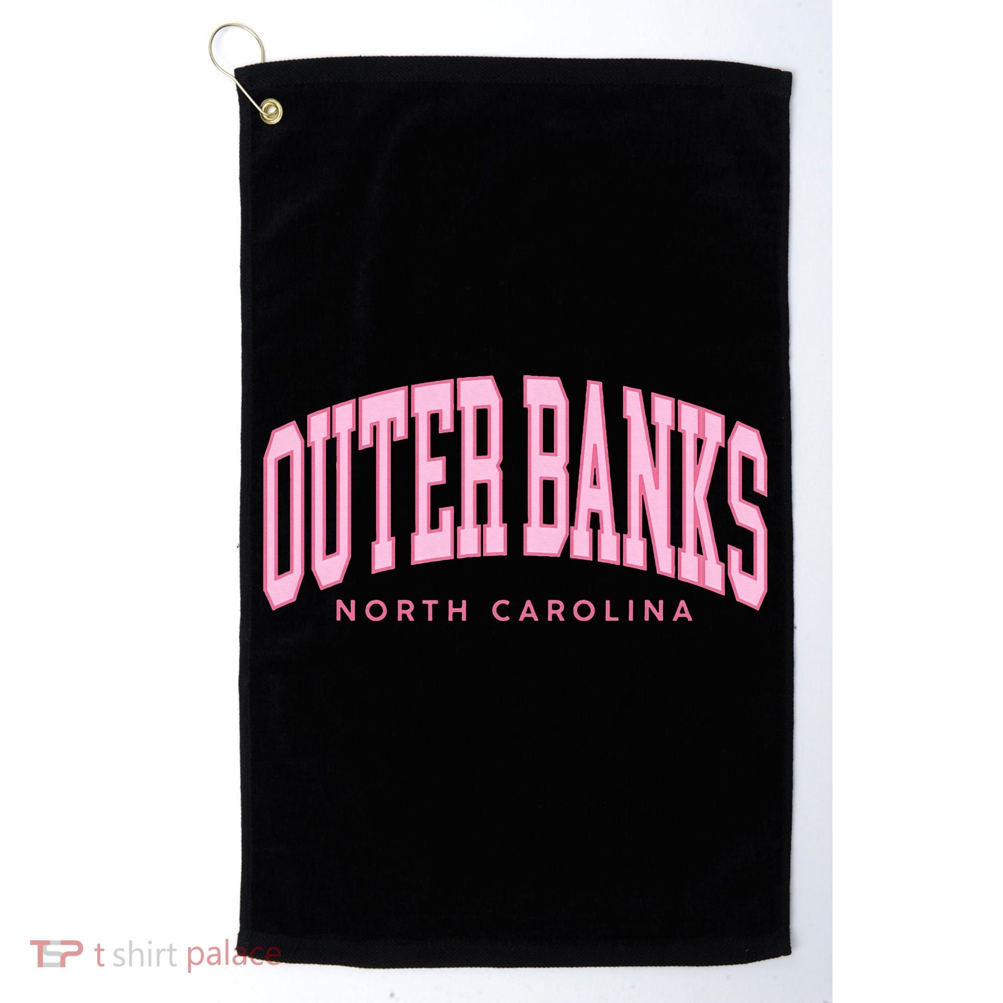 Outer Banks OBX North Carolina summer retro preppy throwback Golf Towel