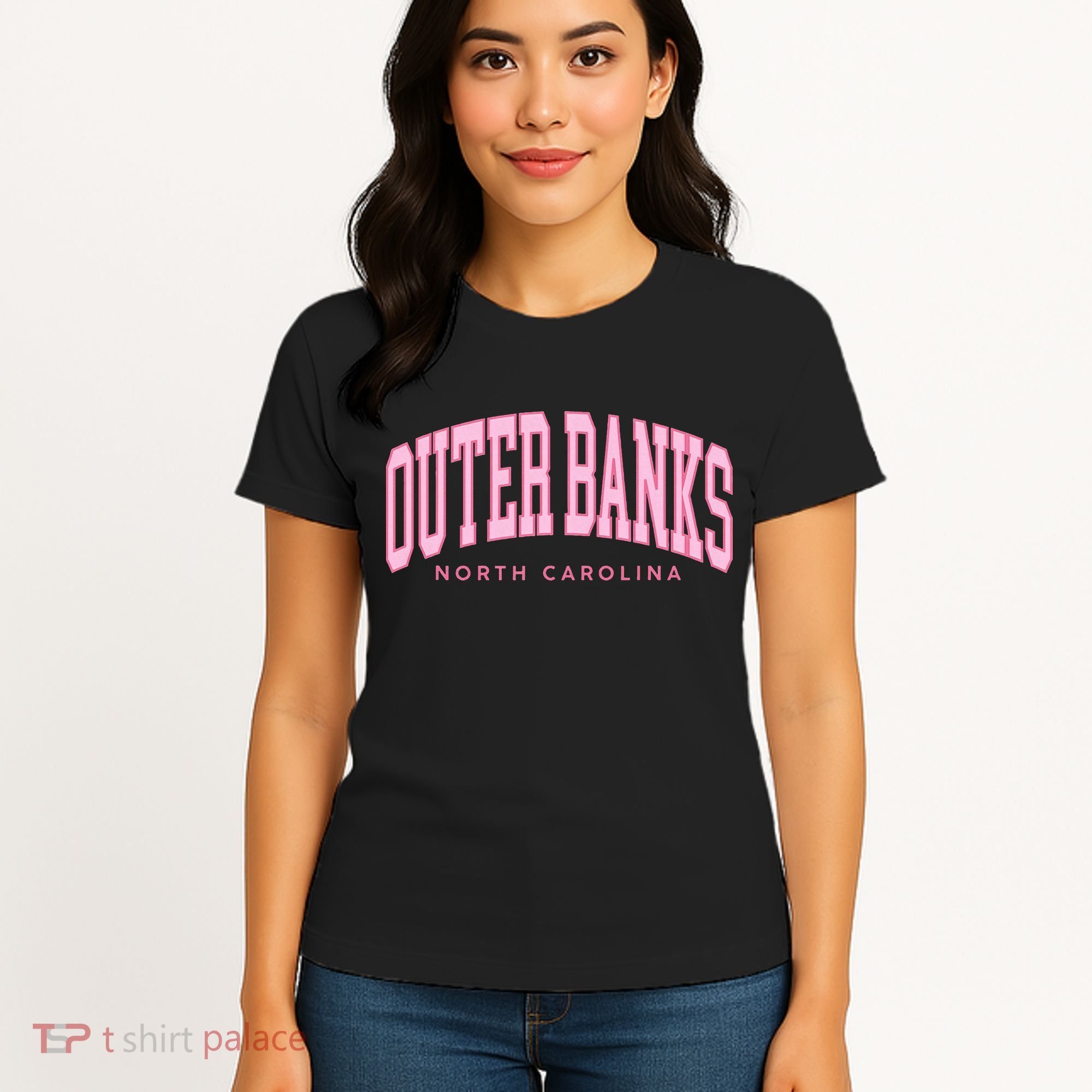 Outer Banks OBX North Carolina summer retro preppy throwback Women's T-Shirt
