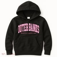 Outer Banks OBX North Carolina summer retro preppy throwback Kids Hoodie thumb 0