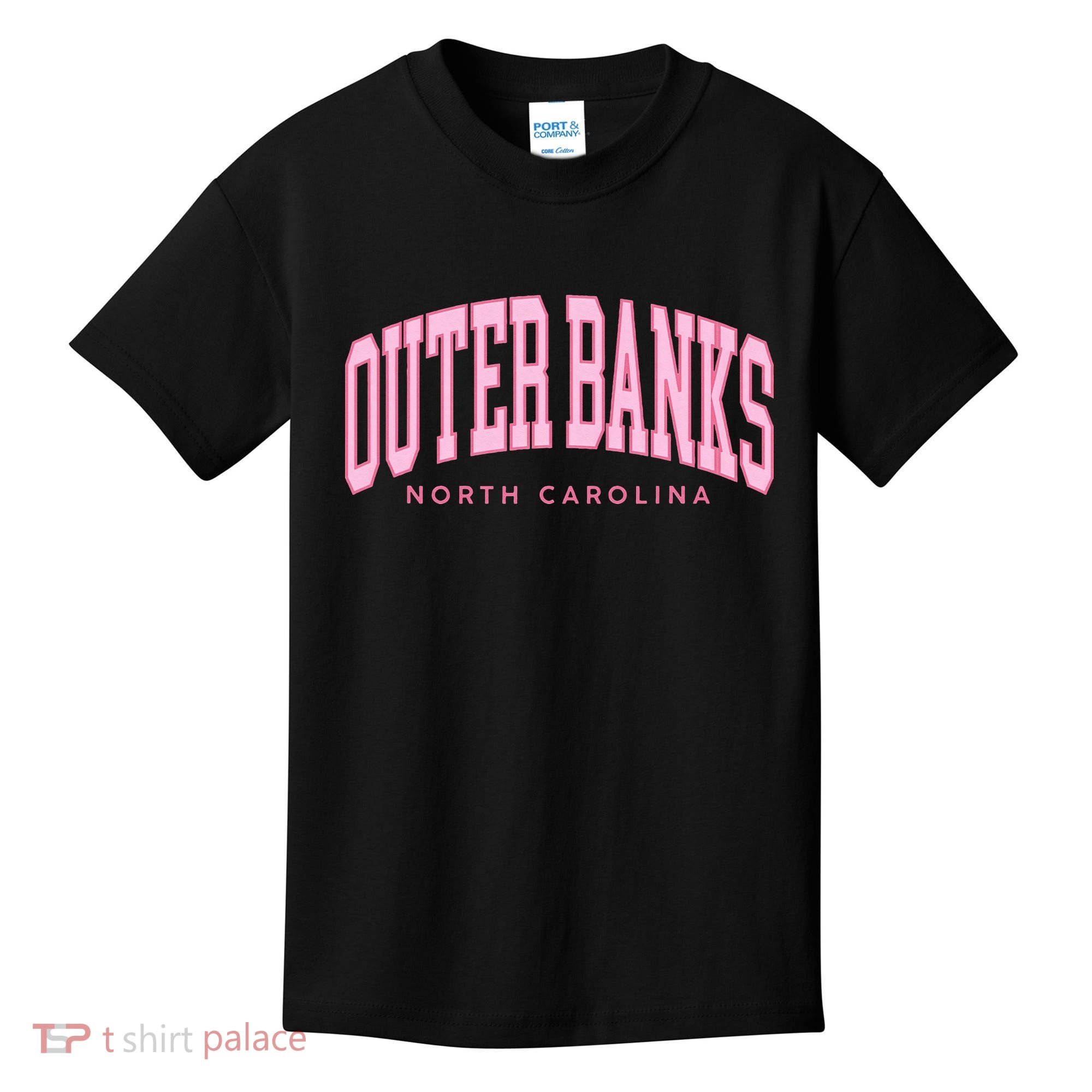Outer Banks OBX North Carolina summer retro preppy throwback Kids T-Shirt