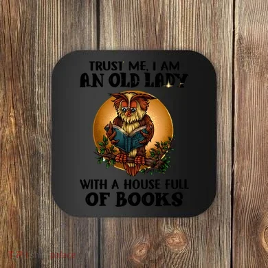 Owl Bookworm Coaster