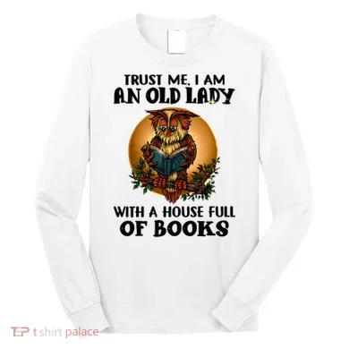 Owl Bookworm Long Sleeve Shirt