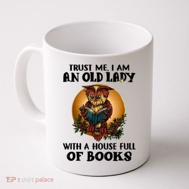 Owl Bookworm Coffee Mug