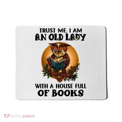 Owl Bookworm Mousepad
