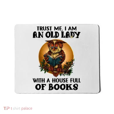 Owl Bookworm Mousepad
