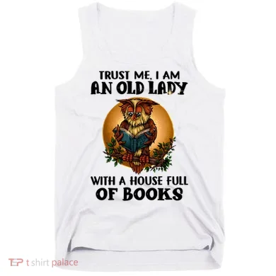 Owl Bookworm Tank Top