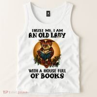 Owl Bookworm Tank Top thumb 2