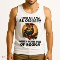 Owl Bookworm Tank Top thumb 3