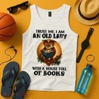 Owl Bookworm Tank Top thumb 4