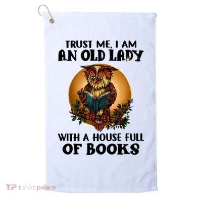 Owl Bookworm Golf Towel