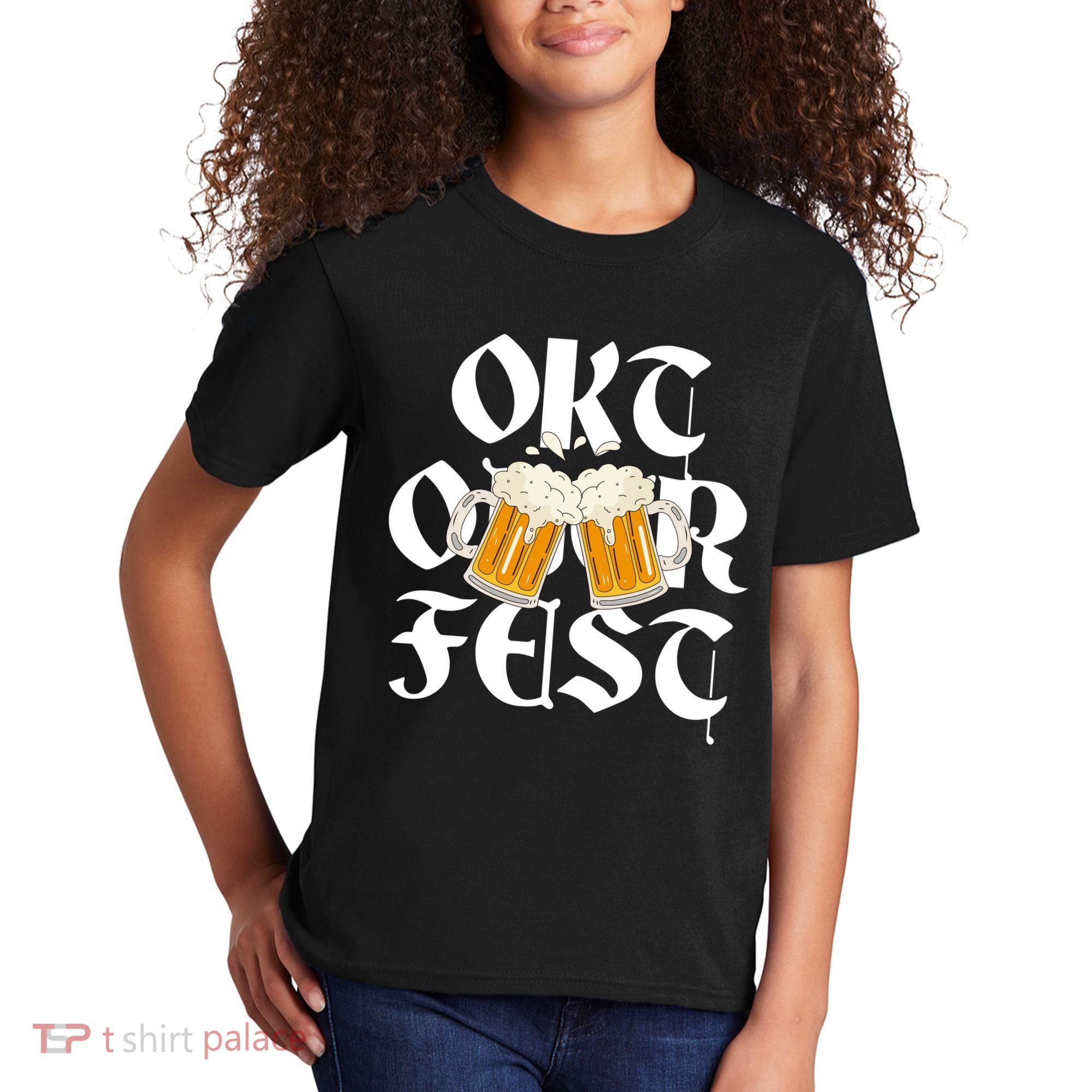 Oktoberfest Beer Party Festive Holiday Kids T-Shirt
