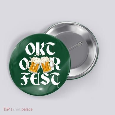 Oktoberfest Beer Party Festive Holiday Button