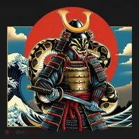 Otaku Ball Python Samura T-Shirt thumb 7