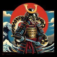 Otaku Ball Python Samura Kids Long Sleeve Shirt thumb 2