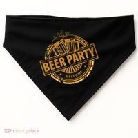 Oktoberfest Beer Party Welcome USA-Made Doggie Bandana thumb 0