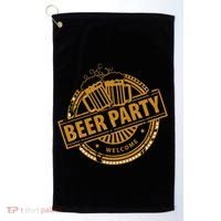 Oktoberfest Beer Party Welcome Golf Towel thumb 0