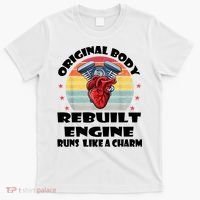 Original Body Rebuilt Engine Runs Like A Charm Car Engine Heart T-Shirt thumb 0