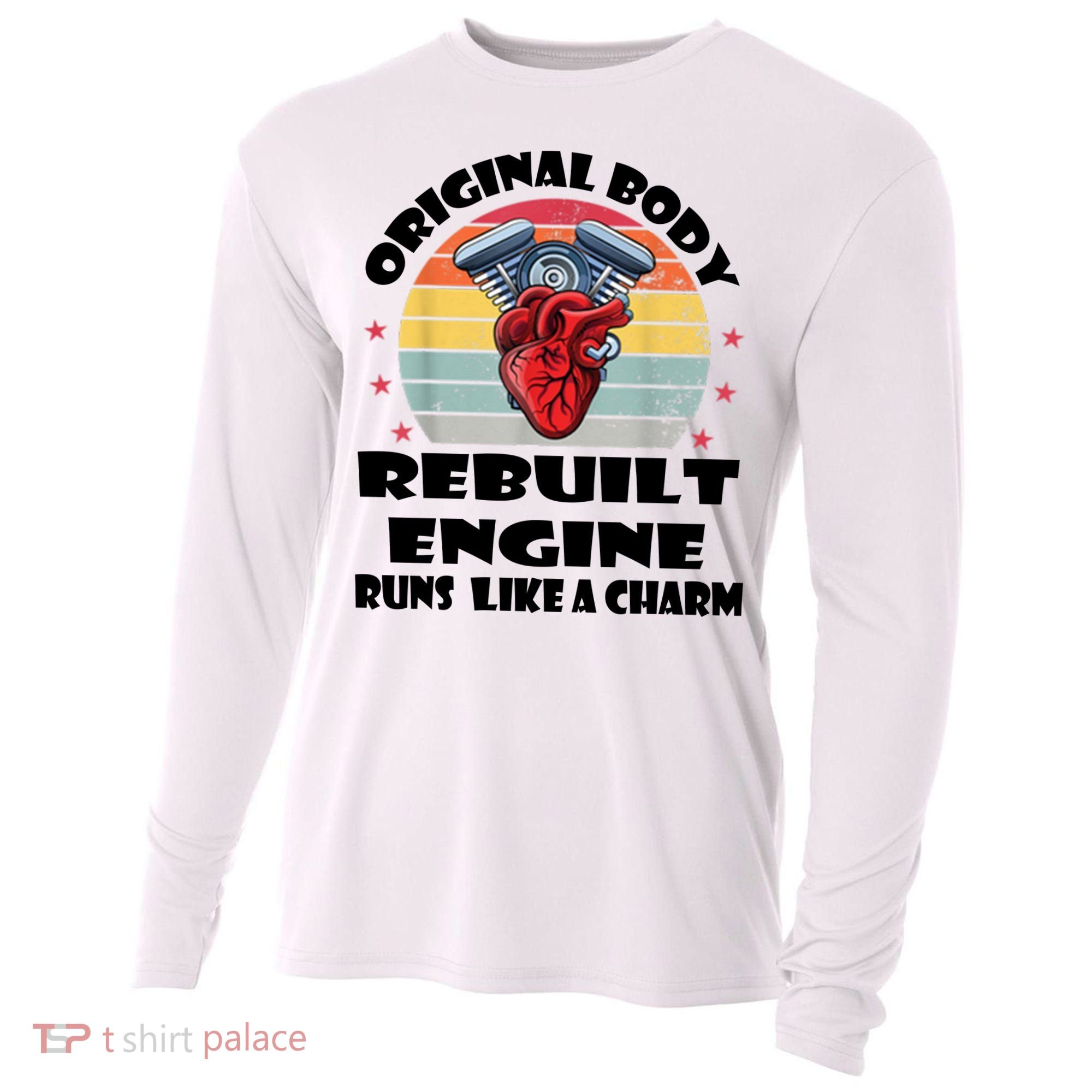 Original Body Rebuilt Engine Runs Like A Charm Car Engine Heart Cooling Performance Long Sleeve Crew