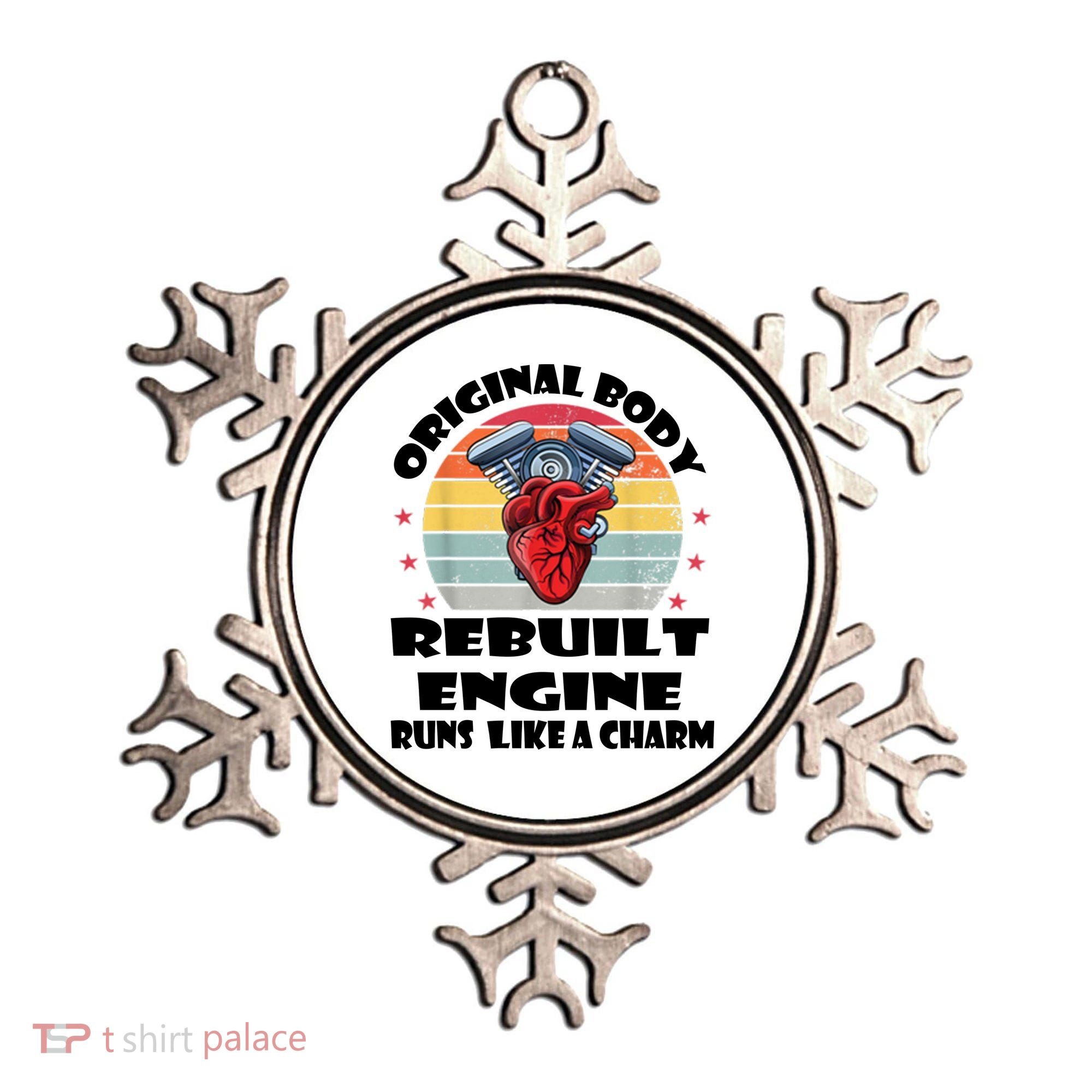 Original Body Rebuilt Engine Runs Like A Charm Car Engine Heart Ornament