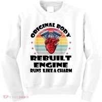 Original Body Rebuilt Engine Runs Like A Charm Car Engine Heart Kids Sweatshirt thumb 0