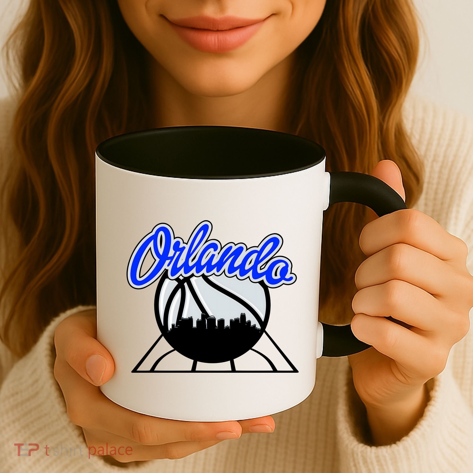 Orlando Basketball Skyline Coffee Mug