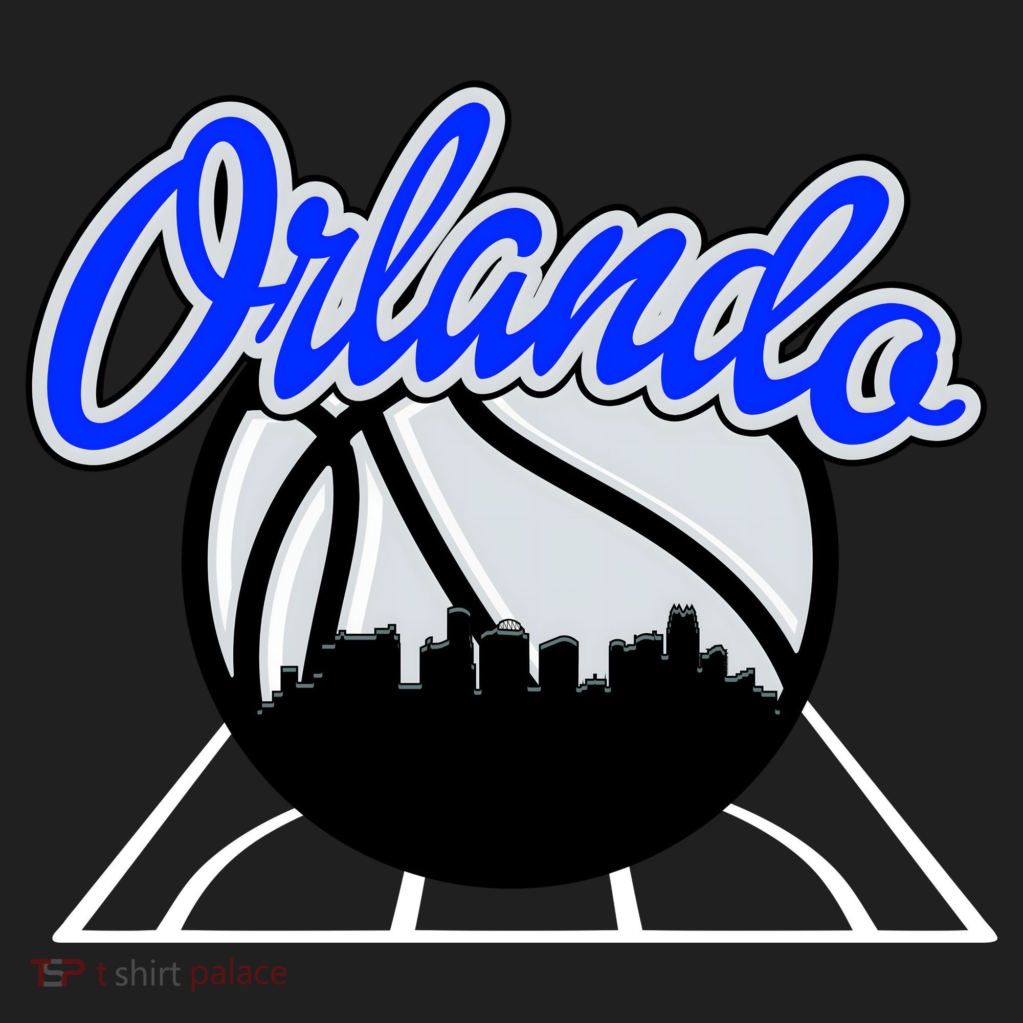 Orlando Basketball Skyline Tumbler
