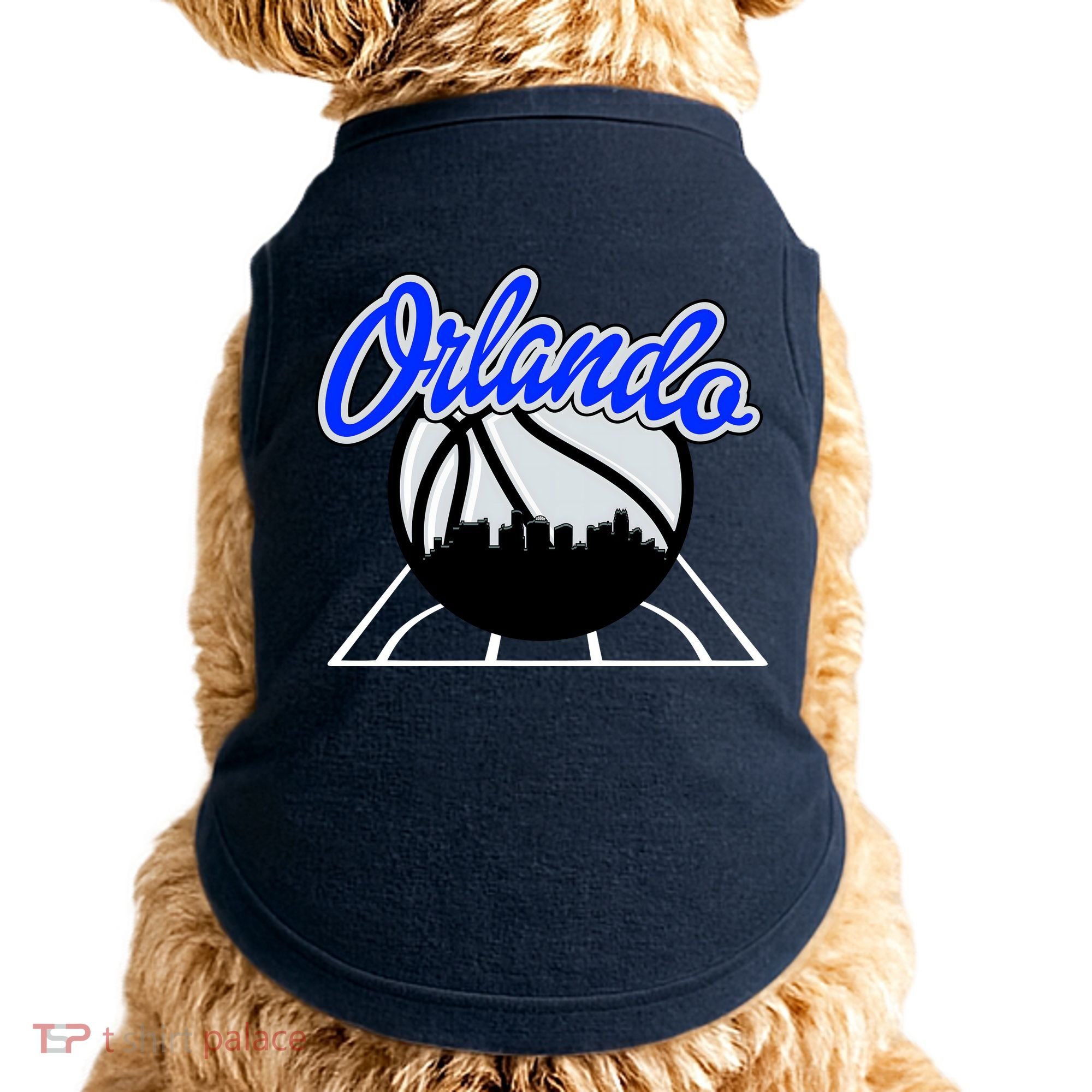 Orlando Basketball Skyline Doggie Tank