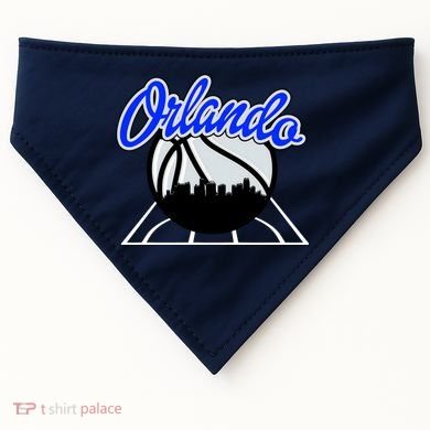 Orlando Basketball Skyline USA-Made Doggie Bandana