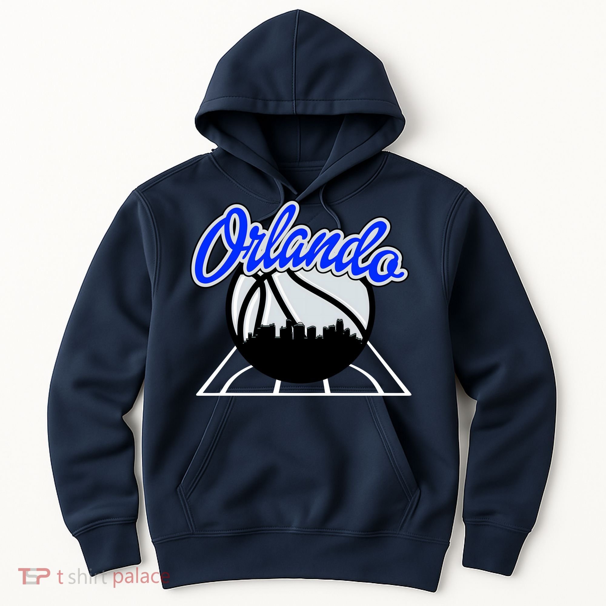 Orlando Basketball Skyline Hoodie