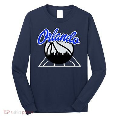 Orlando Basketball Skyline Long Sleeve Shirt