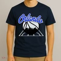 Orlando Basketball Skyline T-Shirt thumb 3