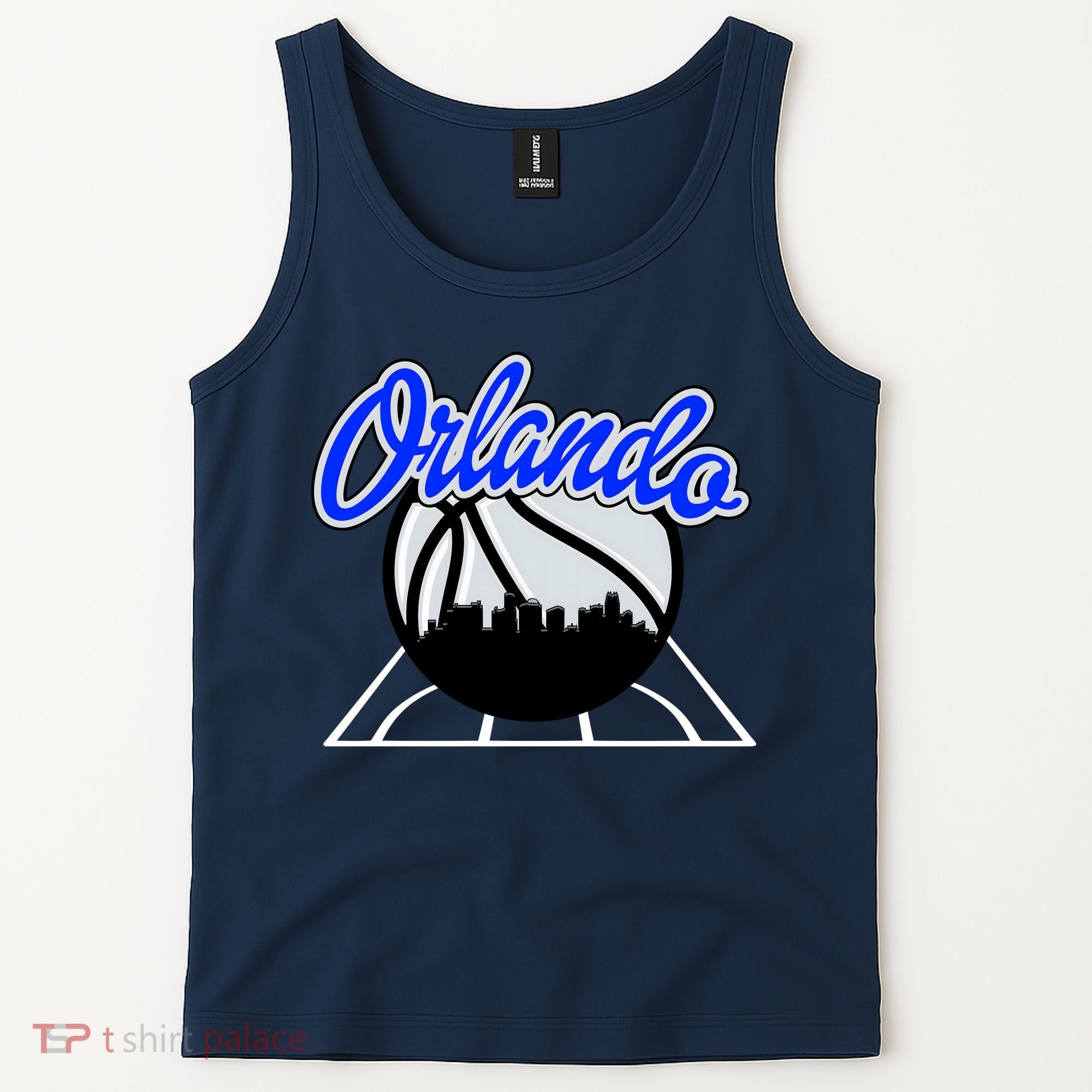 Orlando Basketball Skyline Tank Top