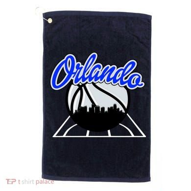 Orlando Basketball Skyline Golf Towel