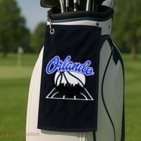 Orlando Basketball Skyline Golf Towel thumb 2